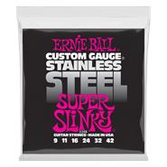 ERNIE BALL P02248 ENCORDADOS	SLINKY STAINLESS STEEL WOUND 9-42