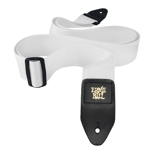 ERNIE BALL P04036 CORREAS  	POLYPROPILENO - WHITE