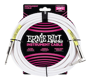 ERNIE BALL P06047 CABLE INSTRUMENTO CLASSIC 6M PLUG R-L BLANCO