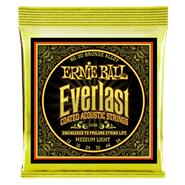 ERNIE BALL P02556 ENCORDADOS	EVERLAST COATED 80/20 BRONZE 12-54