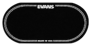 EVANS EQPB2 Patch Negro Nylon Para Doble Mazo X 2 Unidades