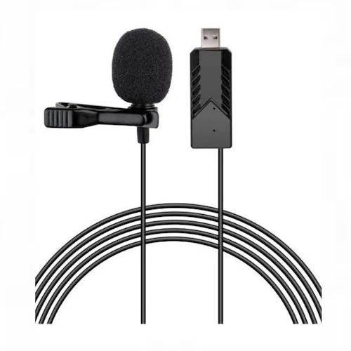 HUGEL BN-U1 Microfono Corbatero con USB