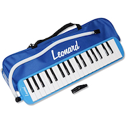 LEONARD M37ABL Melodica Piano 37 Notas con Funda- Color Azul