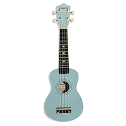 LEONARD UK5BL UKELELE TRAD. SOPRANO CON FUNDA COLOR AZUL