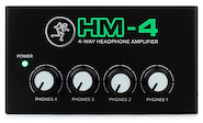 MACKIE HM-4 (c/adapt 220V) AMPLIFICADOR para AURICULARES 4 Canales	Amplificador para AU