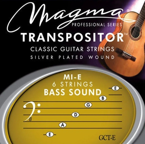 MAGMA GCT-E SET Strings MAGMA TRANSPOSITOR GUIT-CLAS. MI-E