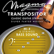 MAGMA GCT-E SET Strings MAGMA TRANSPOSITOR GUIT-CLAS. MI-E