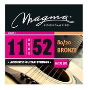 MAGMA GA130B80 Set String  Guit-Acust Bronze 80/20 011 L+