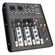 PARQUER MIP-4A Consola Mixer 4 Ch Pahntom Power Con Usb Y Efectos