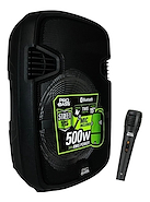 PRO BASS STREET 15 Caja acustica amplificada 15" / Clase D / Bluetooth/FM/USB /