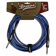 PROEL BRV100LU5TB Cable de ins, plug-plug PROEL 6.3mm Mono, cubierta flexible