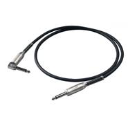 PROEL BULK120LU6 Cable de ins, plug-plug90° PROEL 6.3mm Mono, carcasa de meta