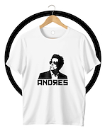 R&F ANDRES CALAMARO 4 Remera Andres Calamaro Talle XL