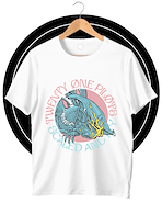 R&F TWENTY ONE PILOTS 2 Remera Twenty One Pilots Talle XL