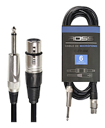 ROSS PA C-CP-6M Cable | XLR - Plug| 6 mts | Conector Metalico