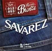 SAVAREZ A130L ACOUSTIC BRONZE light 012-053 Encordado De Guitarra Acustica