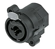 SEETRONIC SCJ6FI-S Conector | Combo | para chasis | redondo | (xlr+plug)