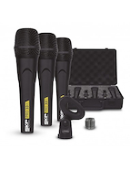 SKP PRO-33K Set X 3 Mic. Unidireccional C/Valija
