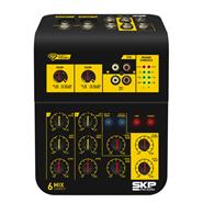 SKP MIXCONNECT 6 Consola Mezcladora 2 entradas XLR y Phantom