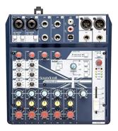 SOUNDCRAFT Notepad 8FX Consola de mezcla análoga de formato pequeño con E / S USB