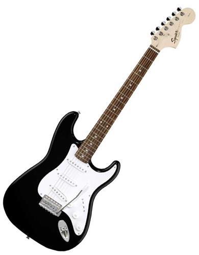 SQUIER Stratocaster Affinity Black Guitarra Electrica SSS RWN