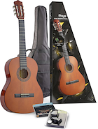 STAGG C542P Guitarra Clasica 4/4 - Trastes De Alpaca-Funda,Afinador,Cuer