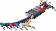 STAGG SPC030LE Cable PLUG ANGULAR-PLUG ANGULAR 5mm. - 0,30 mts. - x 6 unida