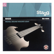 STAGG BA4000 Enc.P/Bajo 4 Str Bass Set/Ni Rnd Wd/Lt