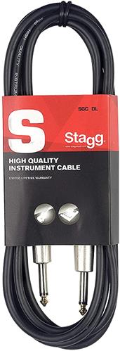 STAGG SGC3DL Cable Plug-Plug Standard 6Mm. - 3 Mts.