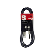STAGG SMC3XP Cable Canon-Plug Standard 6Mm. - 3 Mts.