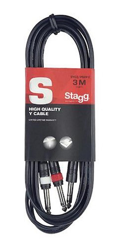 STAGG SYC3P2PE CABLE STAGG PLUG-A DOS PLUG 3mts