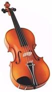 STRADELLA MV141134 Violin 3/4 Macizo Tapa Pino, Fondo Maple 4 Afinadores Metali