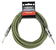 STRUKTURE SC186MG 18.6' Woven Guitar Cable, Military Green