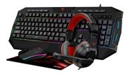 TARGA KM210KIT Combo Gamer Teclado + Mouse + Auricular + Pad Targa Tg-km210