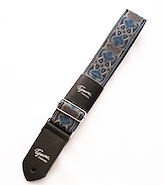 TIJUANA JAC D-01 Correa Jacquard hindú azul y amarillo