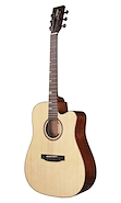 TYMA GUITARS HDC-350S Guitarra Electroacustica con Fishman y funda