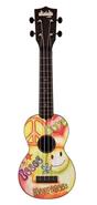 UKADELIC by Kala KA-SU Peace Love Ukelele Soprano De Diseño Abs Resistente Al Agua