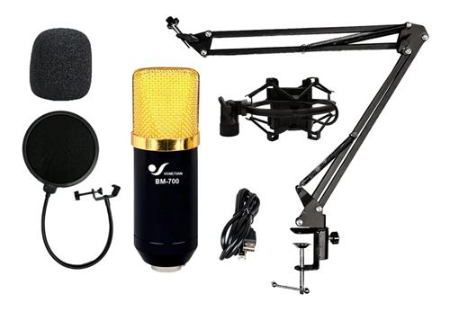 VENETIAN BM-700 Microfono Condenser USB Negro Estudio Streaming