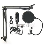 VENETIAN S-900 Kit Microfono Condenser Negro Accesorios Brazo