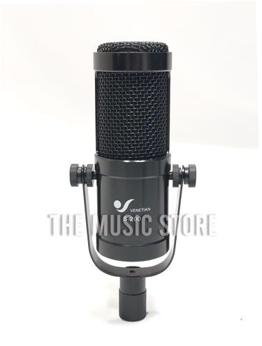 VENETIAN S200 BK Microfono Condeser Negro Estudio Streaming Gaming