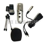 VENETIAN U67 SL Kit Microfono Condeser Plateado Estudio Streaming Gaming