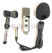VENETIAN U66 SL Kit Microfono Condeser Plata Estudio Streaming Silver