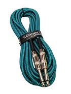WHIRLWIND INSTB20-BLUE Cable instrumento Serie Connect entelado 6 metros