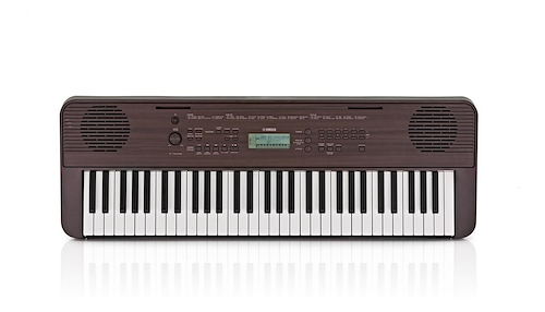 YAMAHA PSRE360 DW Teclado 61 teclas 5 octavas sensitivo