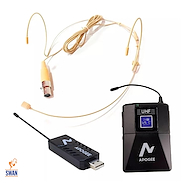 APOGEE U11 V UHF Head Set USB Microfono Inalambrico Vincha