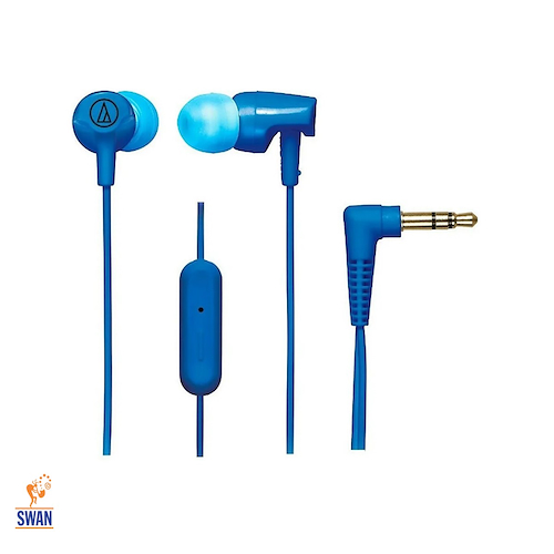 Auricular <br/>AUDIO-TECHNICA ATH-CLR100ISBL Urbano Tipo In-Ear c/Microfono Azul