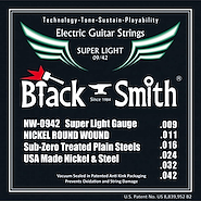 Encordado Electrica BLACK SMITH NW-0942 Nickel 09-42