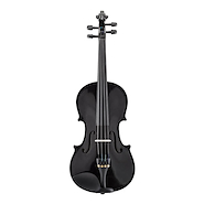 Violin c/Arco y Estuche CERVINI HV-100BK 4/4 Estudio Tapa Picea Cuerpo Maple Negro