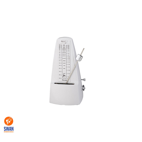 Metronomo Mecanico CHERUB WSM330WH Tipo Piramide Blanco