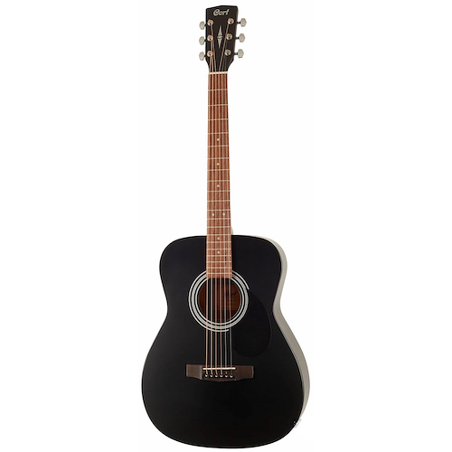 Guitarra Electroacustica Acero CORT AF510E-BKS Negra c/Funda
